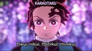 MUGEN KARAOKE - DEMON SLAYER OPENING 5 FULL LYRICS ROMAJI