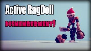 Active Ragdoll in Unity, development progress, Dismemberment!