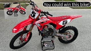 YOU CAN WIN THIS WORKS EDITION HONDA CRF450R!!