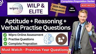 Wipro Practise Paper Questions | Wipro WILP & ELITE previous year Paper Question and Answers Solved