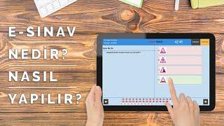 E SINAV EHLİYET ELEKTRONİK SINAV NEDİR ,NASIL YAPILIR MERAK EDİLENLER