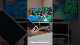 Pimax Portal running native 4K 60Hz on TV (USB-C to HDMI) #shorts #PimaxPortal #Pimax