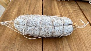 Homemade FINOCCHIONA salami - How to make Fennel Salami at home