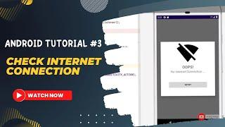 Android Studio Tutorials | Check Network Connectivity Using Broadcast Receiver
