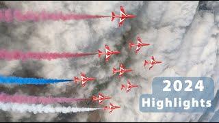 RAF Red Arrows 2024 Highlights