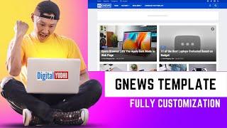 gnews blogger template customization | adsense approval blogger template