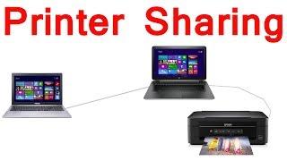 How to Share a Printer Between Multiple Computers (windows 7,8,8.1,10)