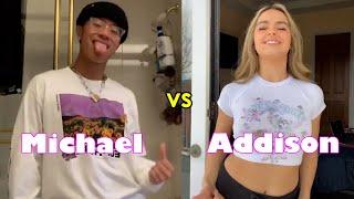 Michael Le vs Addison Rae | TikTok Dance Compilation