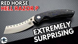 Red Horse Knifeworks Hell Razor P Folding Knife - Overview and Review