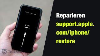 Bleibt beim support.apple.com/iPhone/restore hängen? So klappt es doch!
