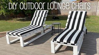 DIY Outdoor Lounge Chairs