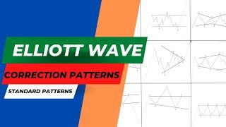 Elliott Wave 1st Lesson: Elliott waves CORRECTIVE patterns  & their characteristics + NEW patterns