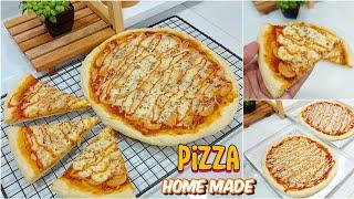 RESEP PIZZA HOME MADE PALING SIMPEL‼️Tanpa telur,Cuma 1 x proofing & ulen 3 menit saja100% berhasil