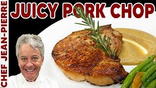 Juicy Pork Chops with Apple Sauce | Chef Jean-Pierre