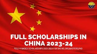 Study in China - Fully funded Scholarships in China from ANSO 2023-2024 Apply Today Free Online