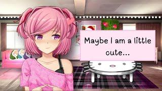 Natsuki FINALLY admits she's cute! | Just Natsuki: A DDLC Mod