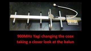 900MHz Yagi with Super Lossy Coax!