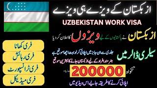 Uzbekistan Visa Process | How to Apply Uzbekistan Visa from Pakistan 2024 | Uzbekistan Jobs