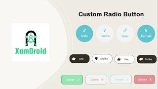 Custom Radio Button | Android