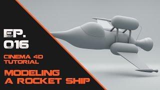 Model a Rocket Ship in Cinema 4D