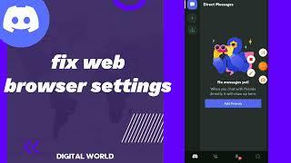 How To Fix Web Browser Settings On Discord App 2023