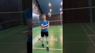How to do a Late Backhand | BADMINTON