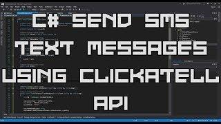 C# Send SMS Text Message Using Clickatell API