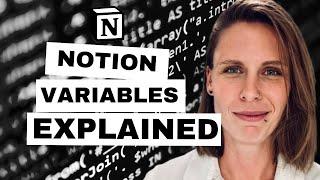 Notion Variables Explained (Formulas 2.0)