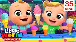 Es Krim untuk Keluarga | Kartun Anak | Little World Bahasa Indonesia