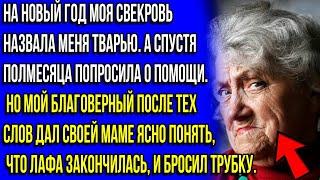 СВЕКРОВЬ НАЗВАЛА МЕНЯ ТР@РЬЮ НА КАНУНЕ НОВОГО ГОДА,КОГДА Я ЕЙ ОТКАЗАЛА