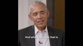 Former US President Barack Obama Advice to Young People - Getting Things Done