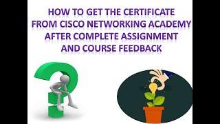 Download the certificate from Cisco Networking Academy(step by step process) |SliceInfo