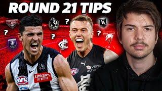 Round 21 AFL Tips + Predictions 2024