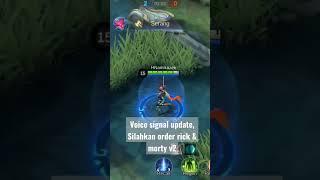 Voice announcer Rick & morty v2 update voice signal - mobile legends patch arlot