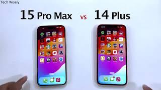 iPhone 15 Pro Max vs 14 Plus - Speed Performance Test