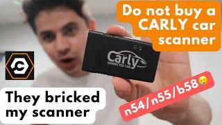 Do not buy the Carly car scanner. Shady business practices!