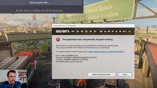 Allow Verify Game Files MW2 Error ‍️