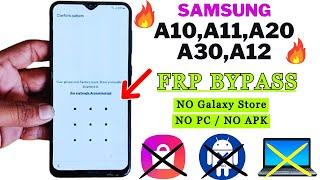 Samsung Galaxy A10,A11,A20,A30,A12,A50 Frp Bypass | Google Account Bypass Without PC Android 11/12