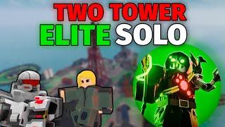 Solo Elite Mode With 2 Towers | Tower Defense X