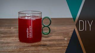 Tasse aus Glasflasche basteln | Upcycling | DIY
