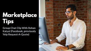 3 Tips For Starting A Local Services Marketplace (Rohan Chat Clip)