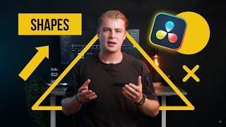 How to create costum shapes in DaVinci Resolve and animate them