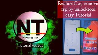 Realme C25 (Rmx 3191) one click remove frp by unlocktool 2022