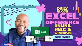 Is Ms Excel on Mac, Online or Windows the Same? || @BeingAnAnalyst