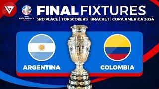  FINAL COPA AMERICA 2024 FIXTURES - Schedule Copa America 2024 Final | Semifinals results today