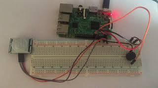 Simple Raspberry Pi based Motion Sensor Alarm