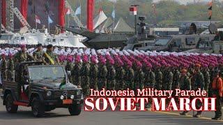 Indonesia Military Parade/Celebration of the 72nd anniversary of TNI/INA