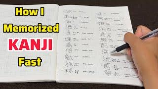 How to LEARN KANJI FAST | Memorize Kanji (Prepare for JLPT )