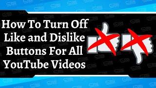 How To Hide YouTube Like and Dislike Number Stats From Videos | Simple Tutorial