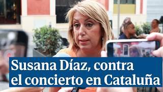 Susana Díaz cuestiona el pacto con Cataluña: "Va contra lo que defienden los socialistas"